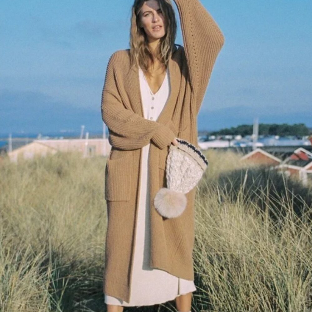 Free People Skylark Cardigan Knit Duster XS